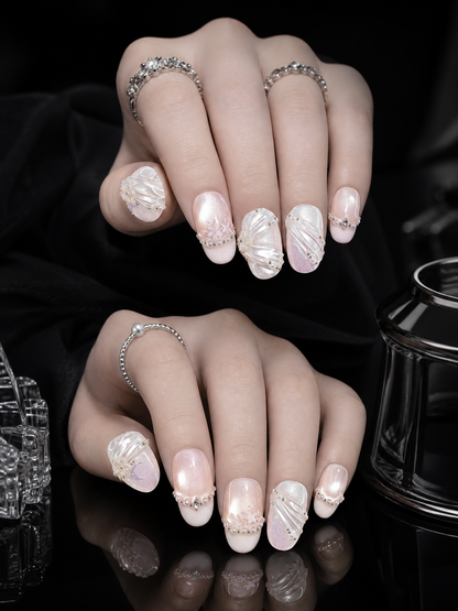 Selene's Moonlit Veil | LUMlix Haute Nail