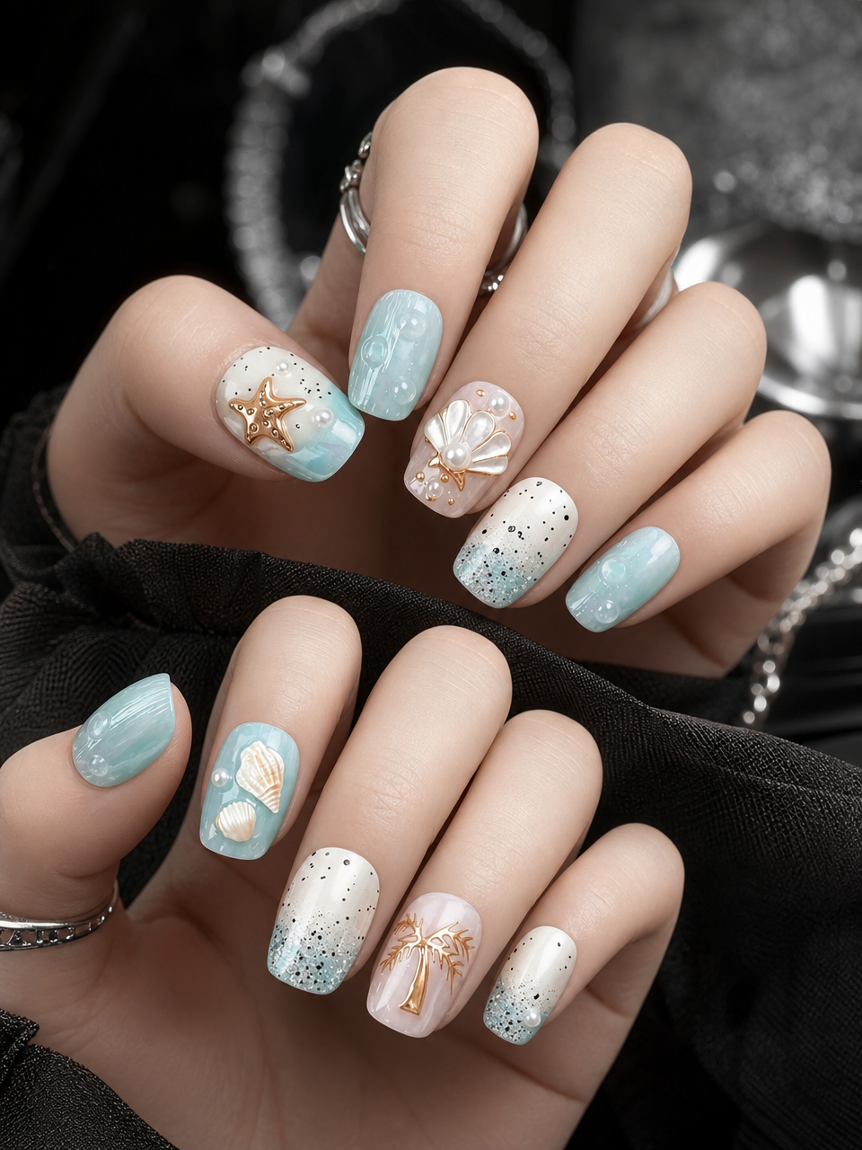 Azure Tides  | LUMlix Haute Nail