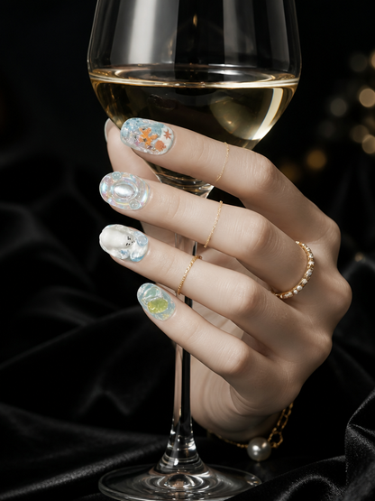 Nereid's Crystalline Abyss | LUMlix Haute Nail
