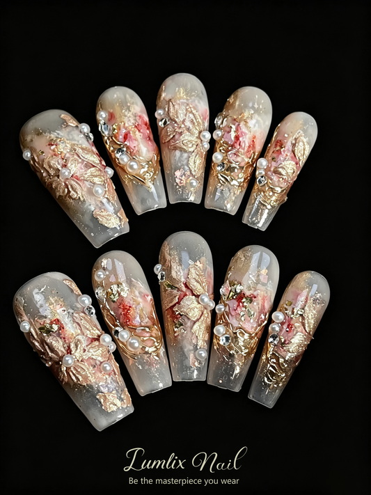 Gilded Renaissance | LUMlix Haute Nail