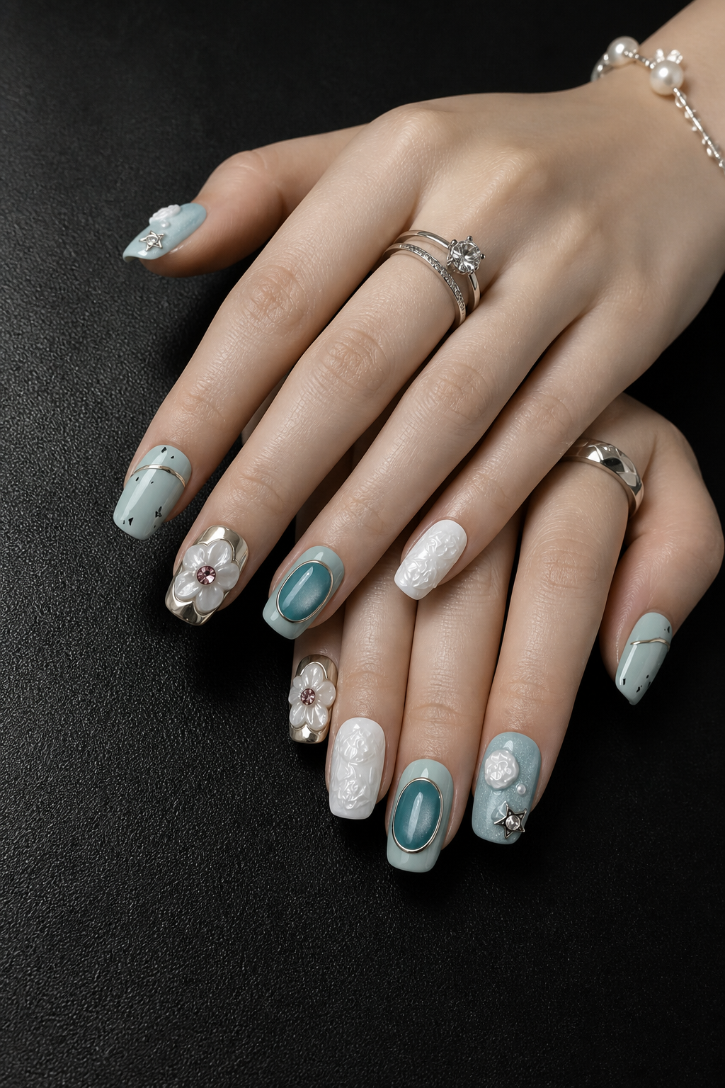 Eirene's Jade Reverie | LUMlix Haute Nail