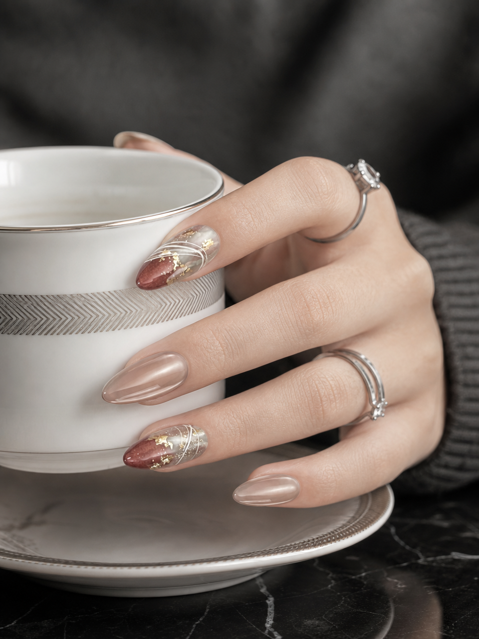 Vermilion Echo | LUMlix Haute Nail