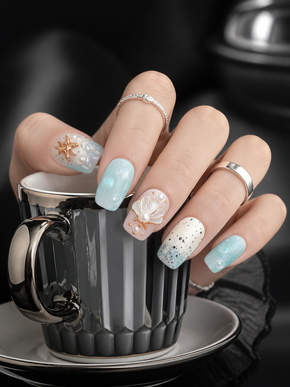 Azure Tides  | LUMlix Haute Nail