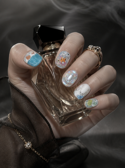 Nereid's Crystalline Abyss | LUMlix Haute Nail