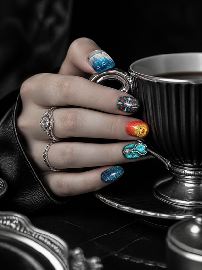 Calcifer's Eternal Flame | LUMlix Haute Nail