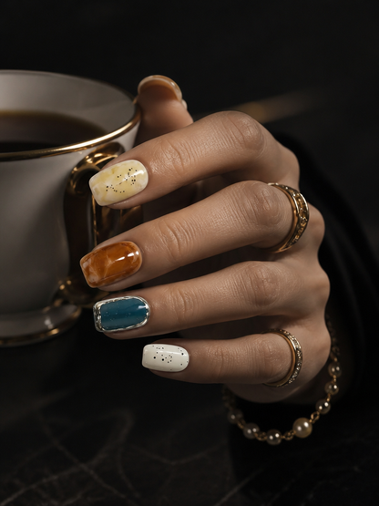 Gaia's Petrified Whisper | LUMlix Haute Nail