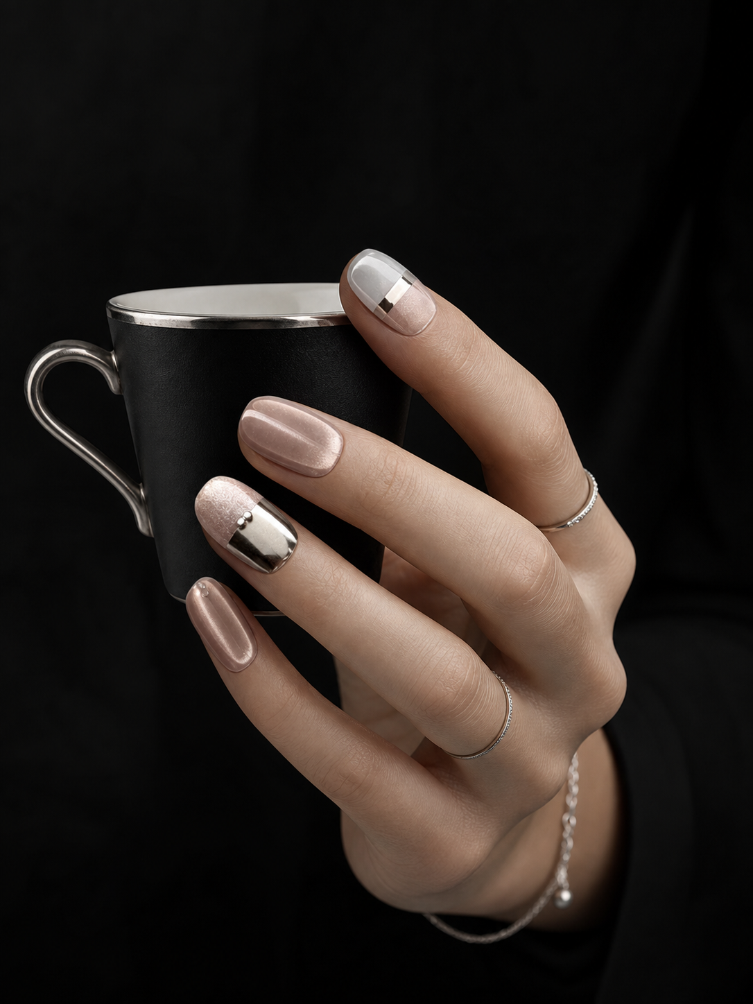 Rose Gold Reverie | LUMlix Haute Nail