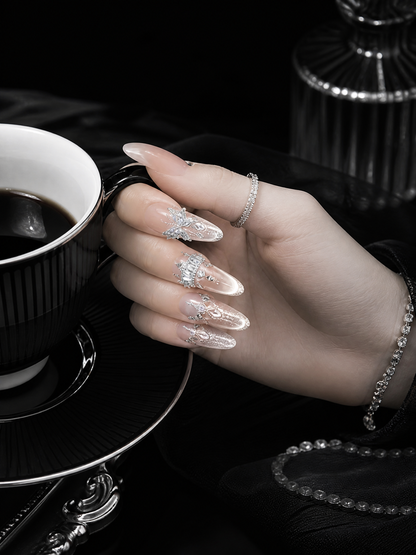 Seraphina's Crystal Coronation | LUMlix Haute Nail
