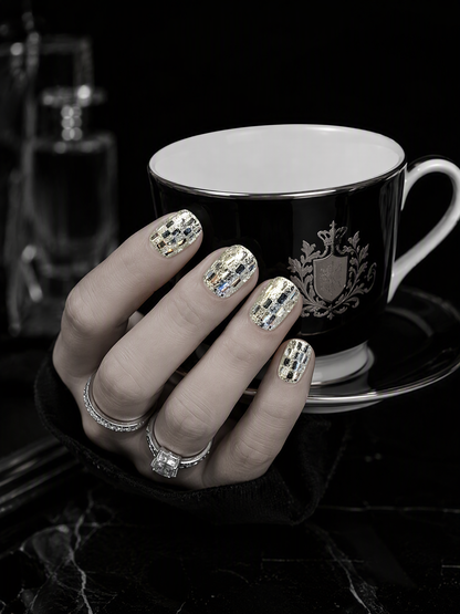 Disco Mosaic Mirror | LUMlix Haute Nail