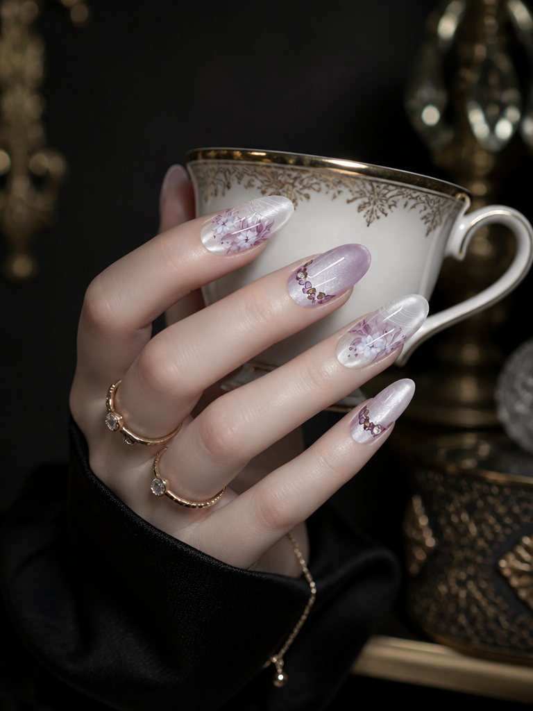 Gilded Bloom | LUMlix Haute Nail