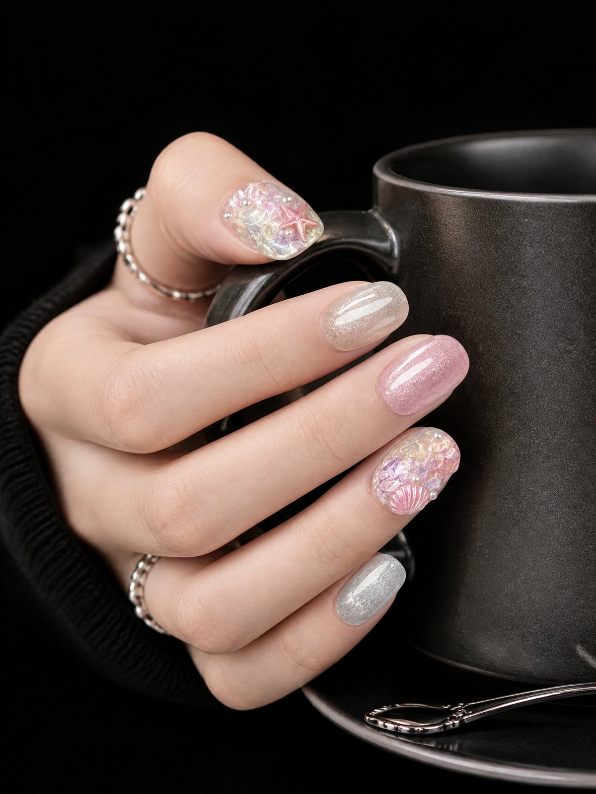 Galatea's Pearl Whisper | LUMlix Haute Nail