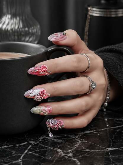 La Rose Éternelle | LUMlix Haute Nail