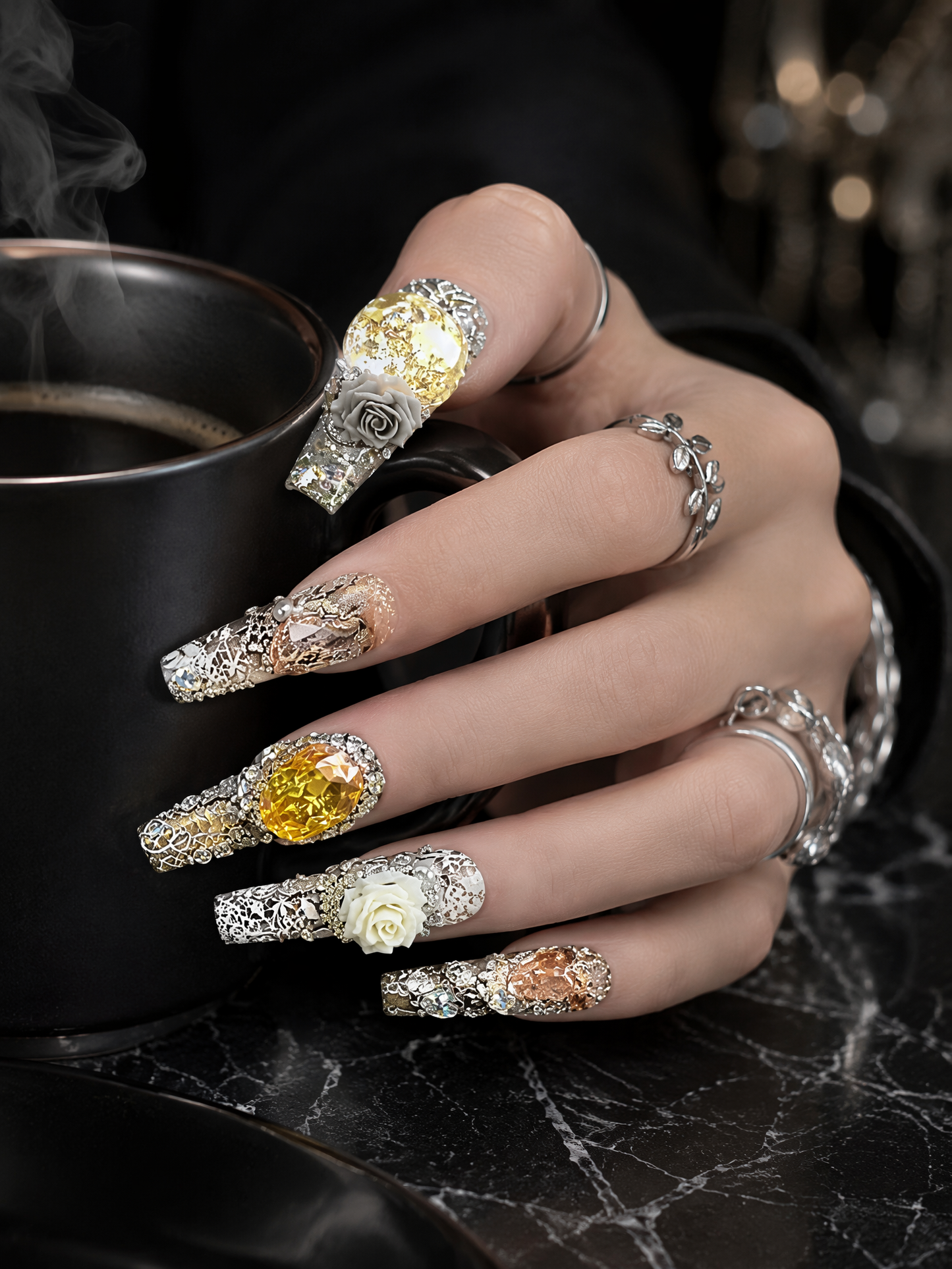 Golden Dynasty | LUMlix Haute Nail