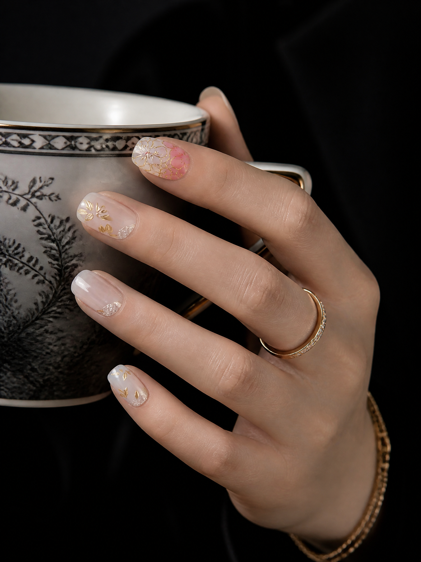 Porcelain Glow | LUMlix Haute Nail