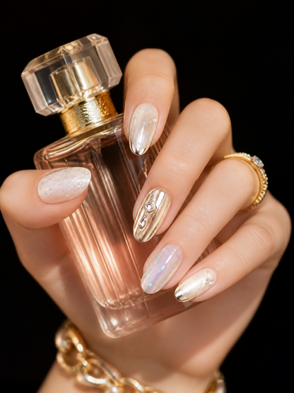 Selene's Lunar Frost | LUMlix Haute Nail