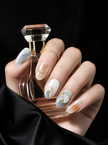 Celestial Marble | LUMlix Haute Nail