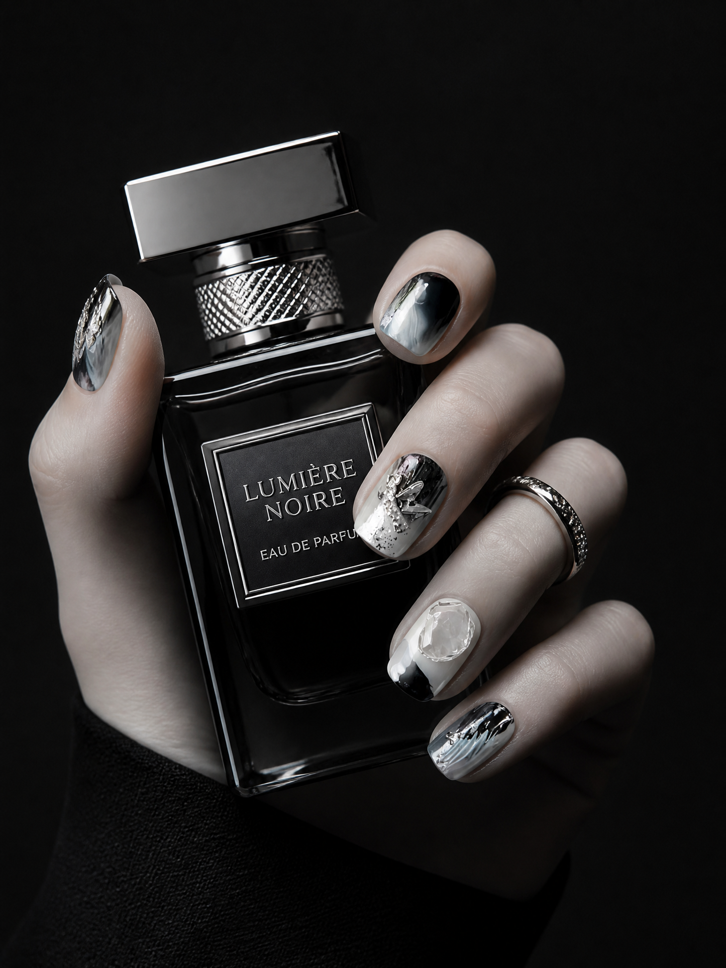 Nyx's Obsidian Mirror | LUMlix Haute Nail