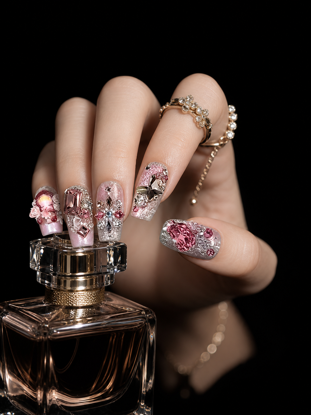 Seraphina's Rose Prayer | LUMlix Haute Nail