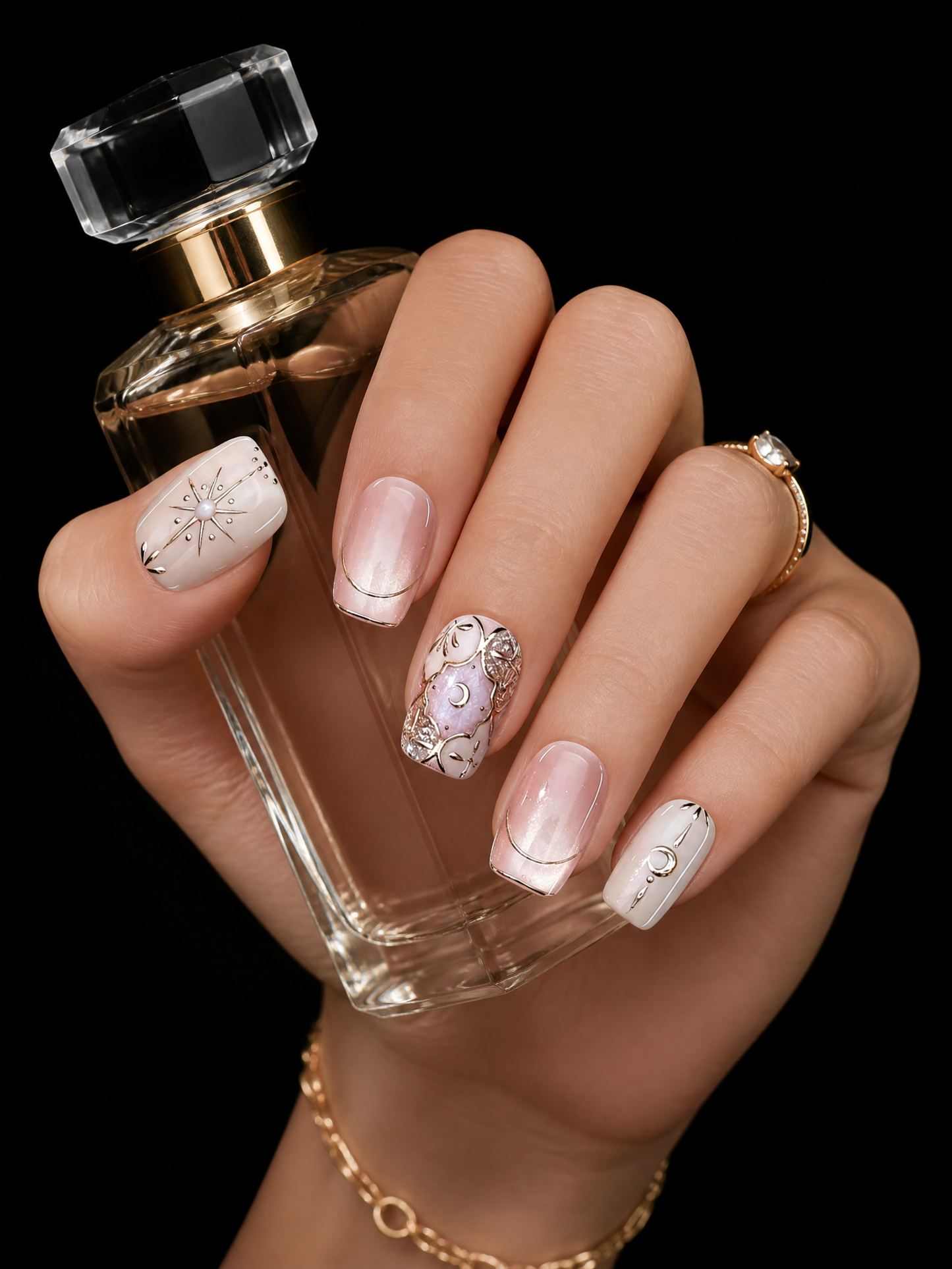 Selene's Celestial Whisper | LUMlix Haute Nail