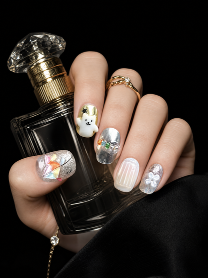 Luna's Whimsical Menagerie | LUMlix Haute Nail