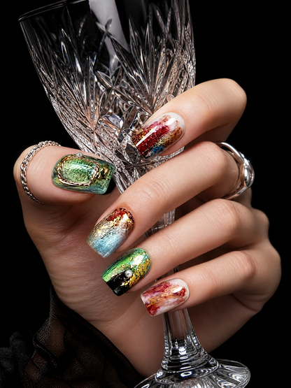 Gaia's Alchemical Canvas | LUMlix Haute Nail