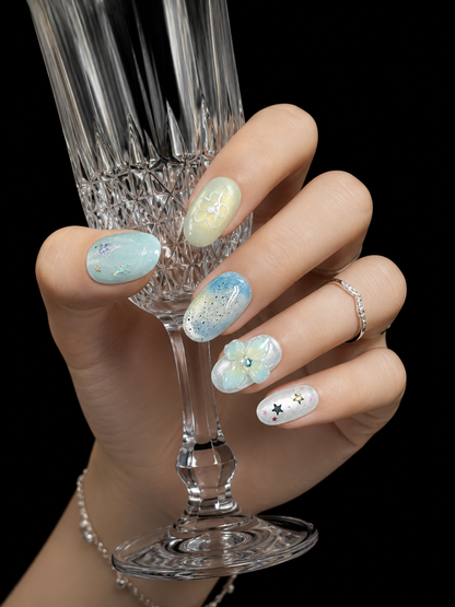 Aurora's Celestial Garden | LUMlix Haute Nail