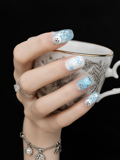 Selkie's Azure Reverie | LUMlix Haute Nail
