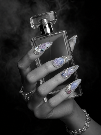 Amethyst Crown Reverie | LUMlix Haute Nail