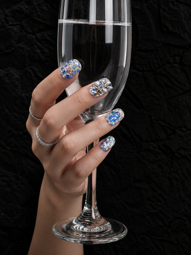 Sapphire Heirloom Brooch | LUMlix Haute Nail