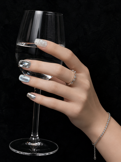 Silver Starlight | LUMlix Haute Nail
