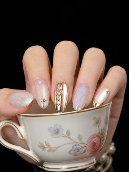 Selene's Lunar Frost | LUMlix Haute Nail