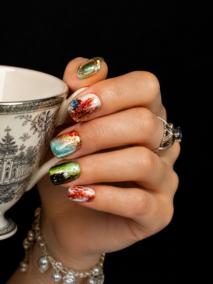 Gaia's Alchemical Canvas | LUMlix Haute Nail