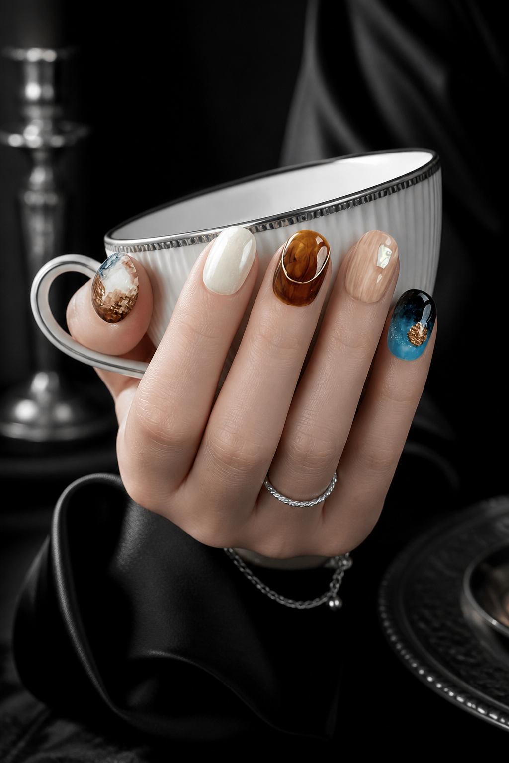 Amber Nebula | LUMlix Haute Nail