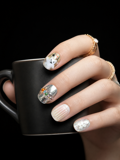 Luna's Whimsical Menagerie | LUMlix Haute Nail