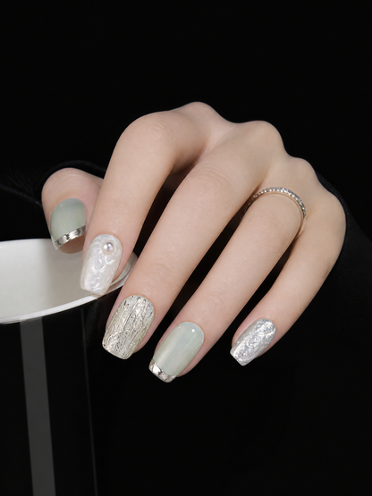 Gaia's Verdant Whisper | LUMlix Haute Nail
