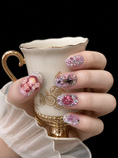 Seraphina's Rose Prayer | LUMlix Haute Nail