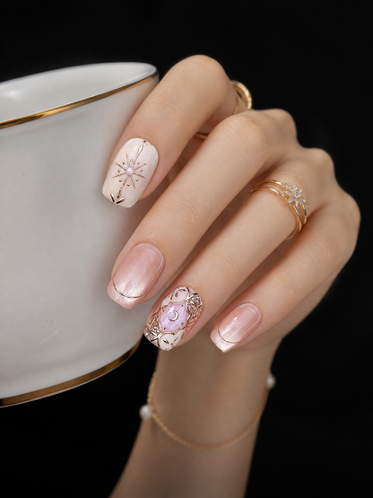 Selene's Celestial Whisper | LUMlix Haute Nail