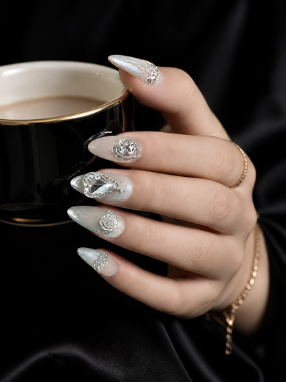 Ethereal Frost Crown  | LUMlix Haute Nail