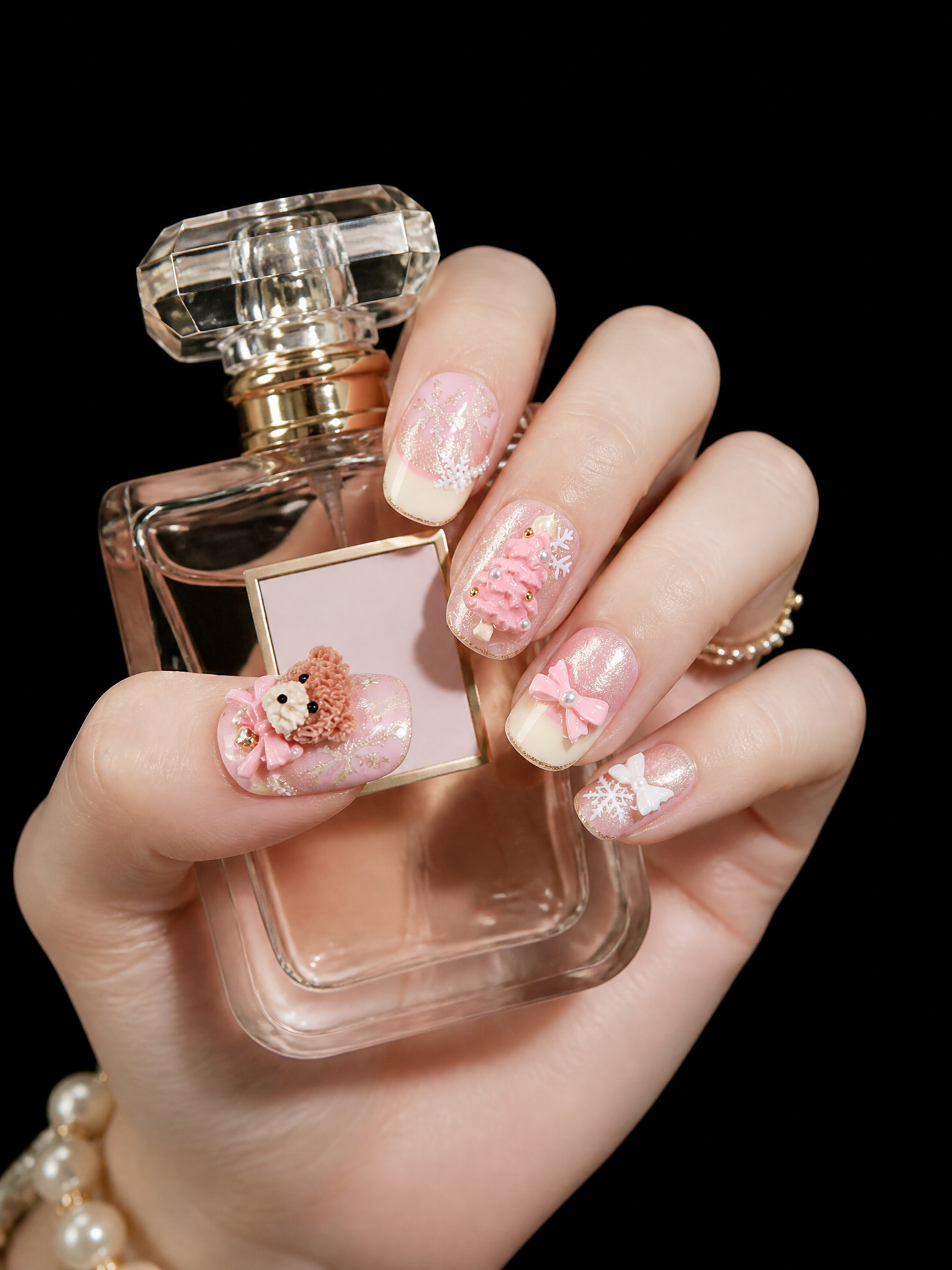 Snowy Bear Noel | LUMlix Haute Nail