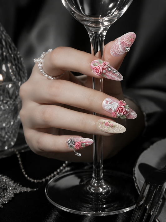 La Rose Éternelle | LUMlix Haute Nail