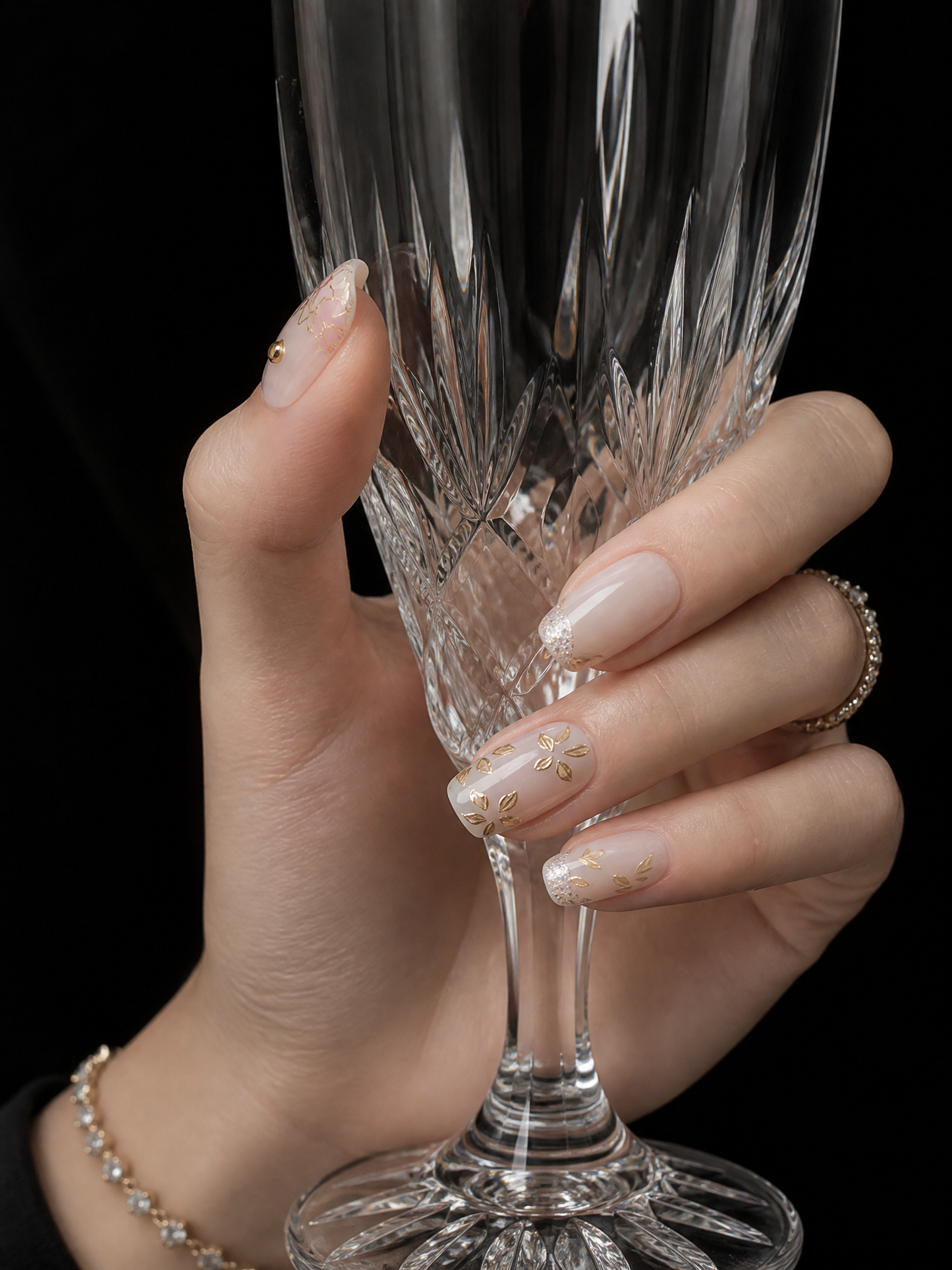 Porcelain Glow | LUMlix Haute Nail