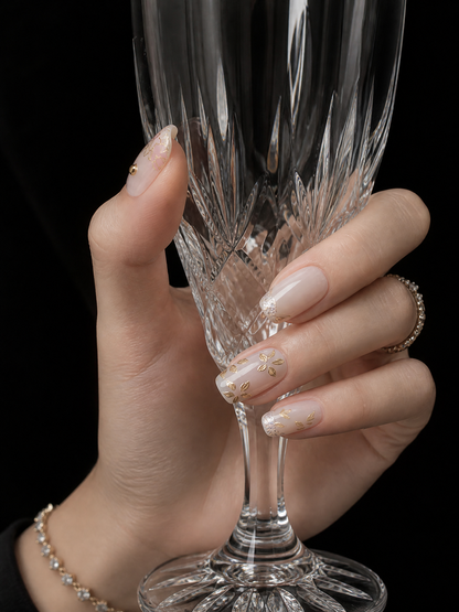 Porcelain Glow | LUMlix Haute Nail