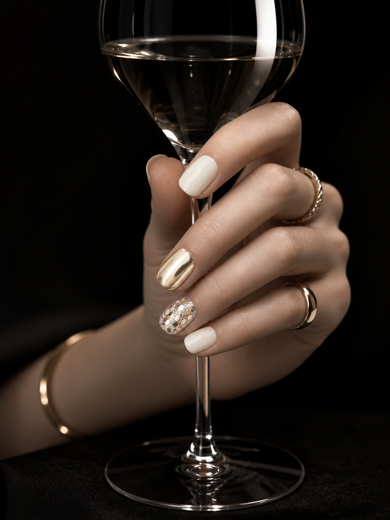 Gilded Silence | LUMlix Haute Nail