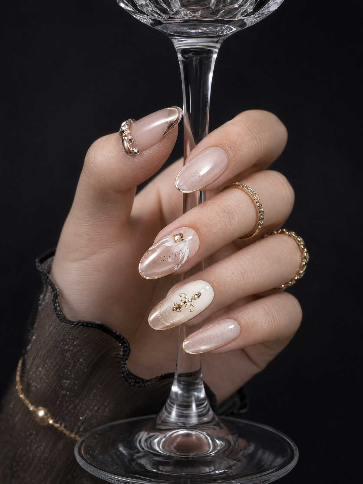 Rose Gold Dynasty | LUMlix Haute Nail
