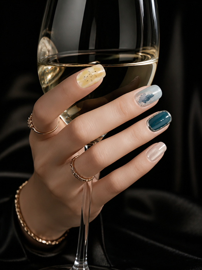 Gaia's Petrified Whisper | LUMlix Haute Nail