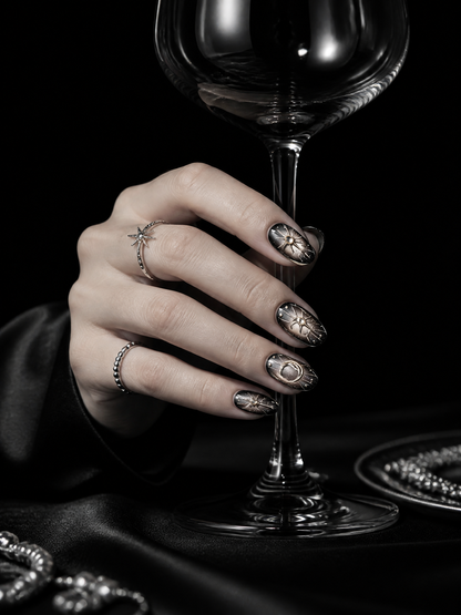 Nyx's Obsidian Cosmos | LUMlix Haute Nail
