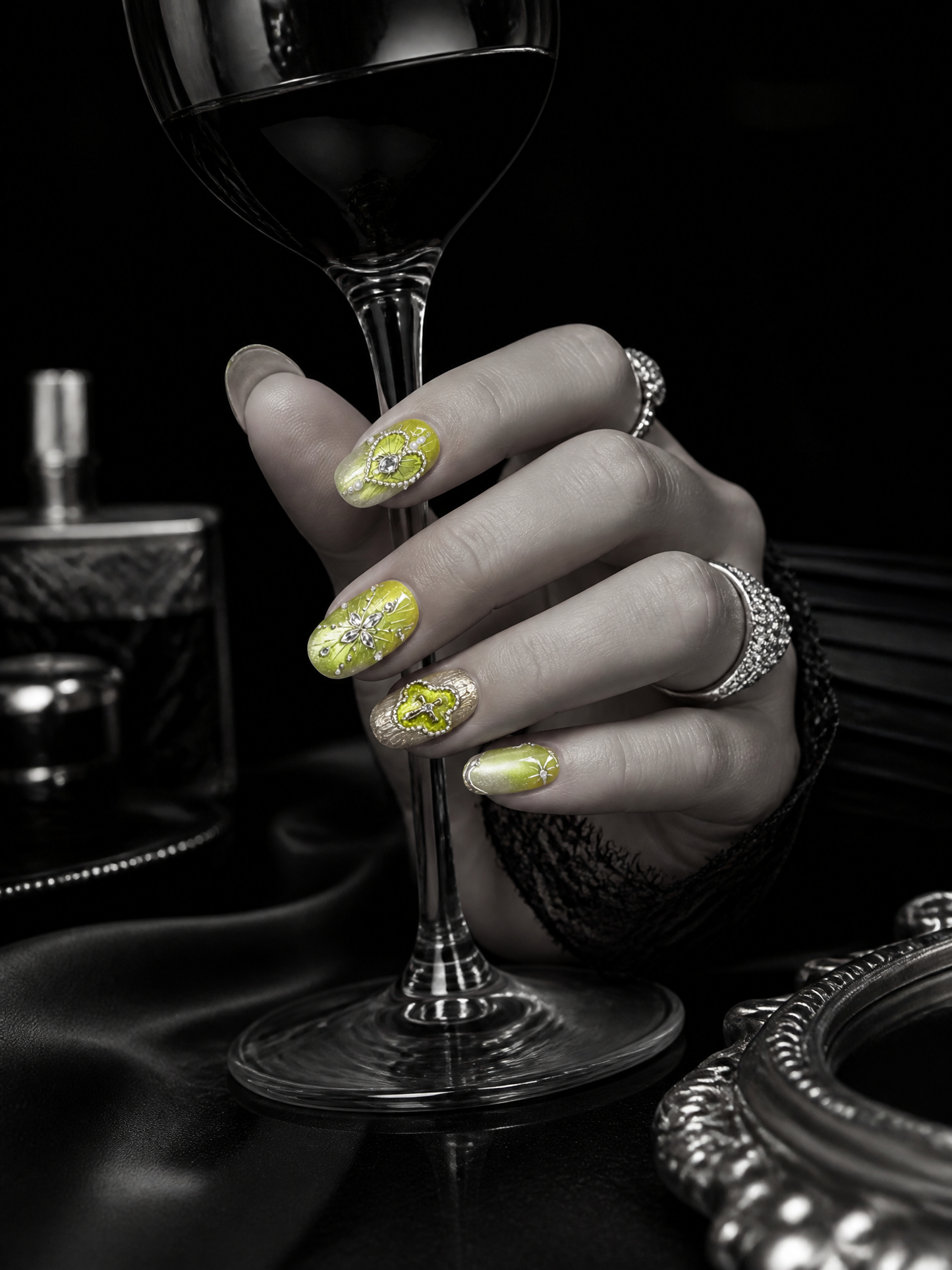 Verdant Empress' Sacred Edict | LUMlix Haute Nail