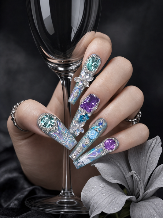 Aurora's Celestial Reverie | LUMlix Haute Nail