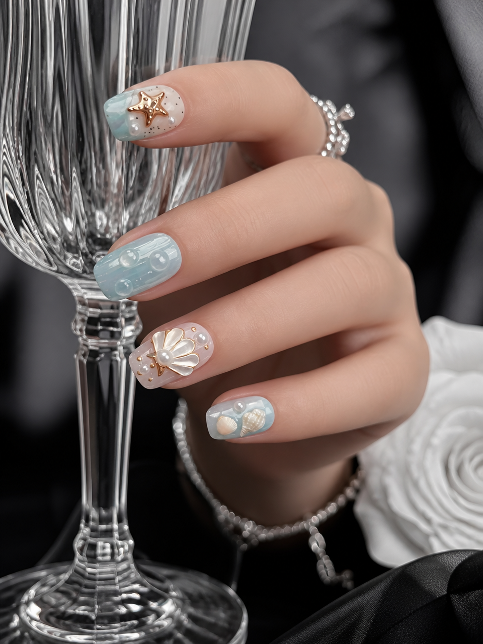 Azure Tides  | LUMlix Haute Nail