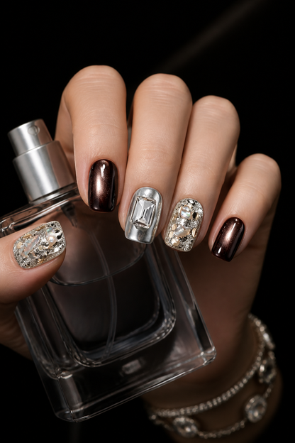Nyx's Obsidian Mirror | LUMlix Haute Nail